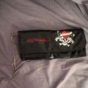 Ed Hardy clutch/ wristlet